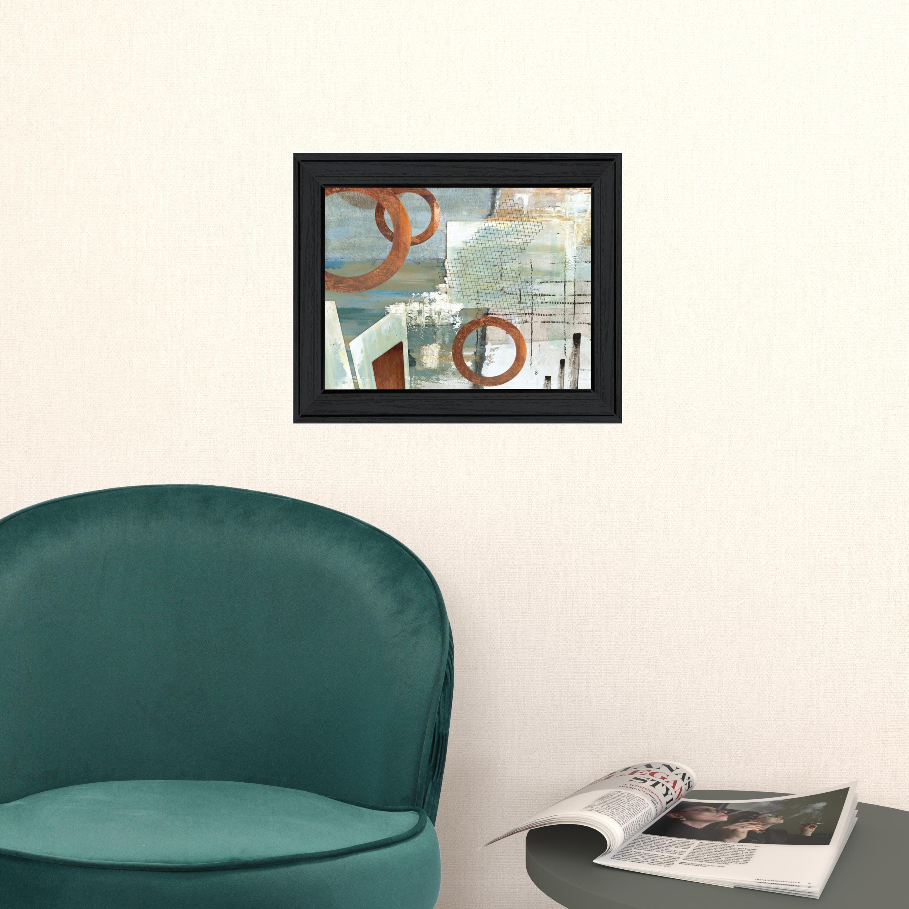 Set Of Two Balance this I and II 2 Black Framed Print Wall Art