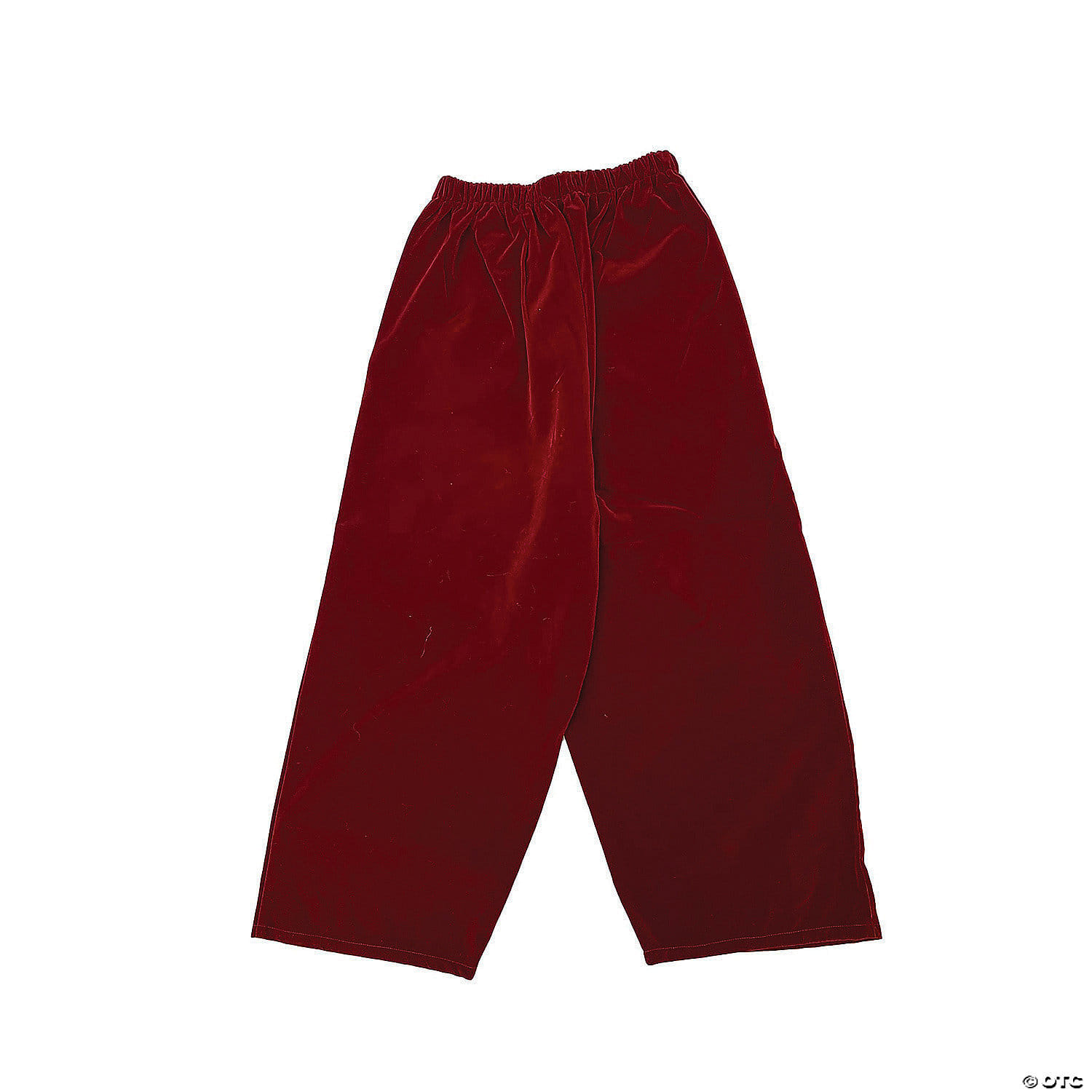 Burgundy Velvet Santa Pants XXXL