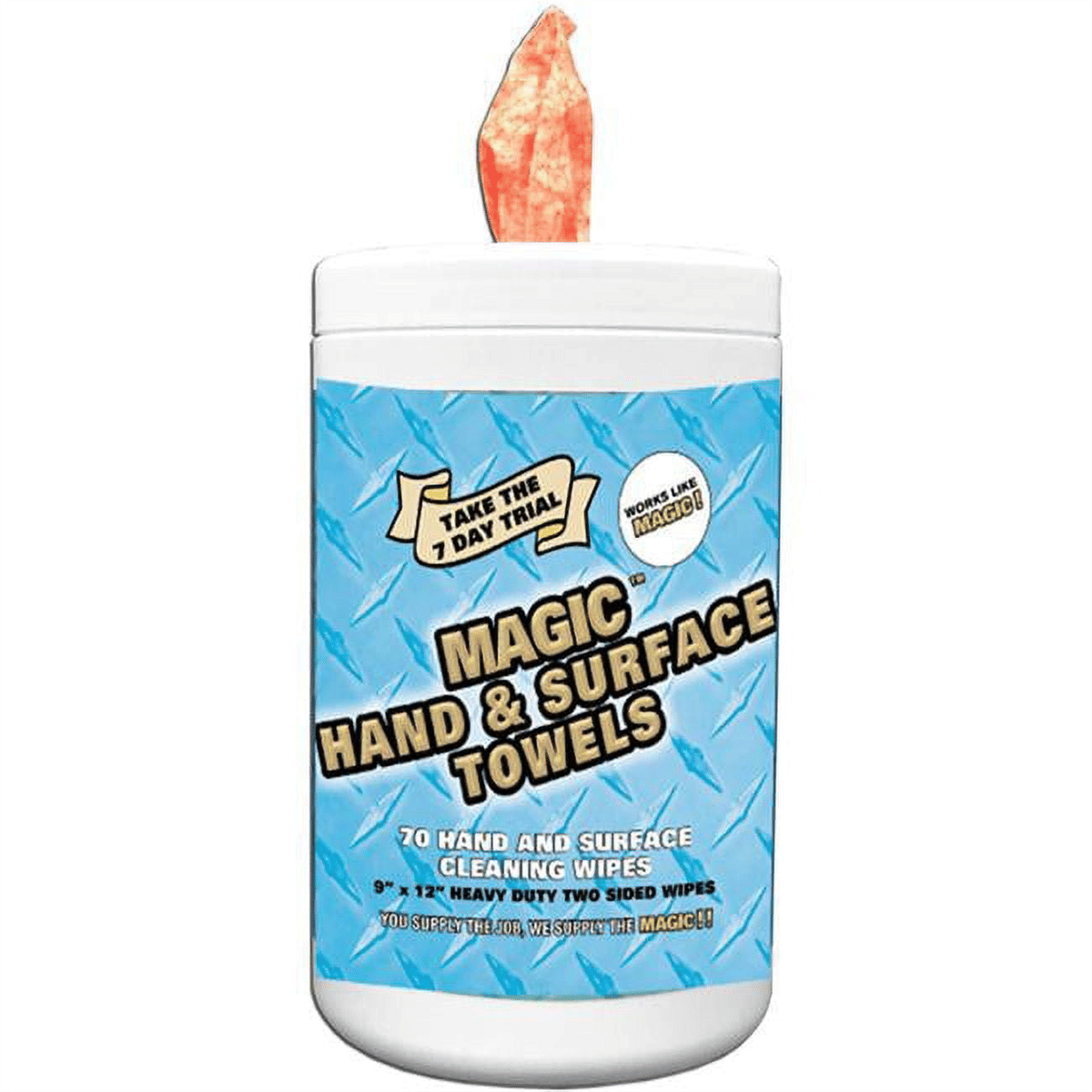 Magic Hand Cleaner Magic Hand Wipes 70 Count Tub