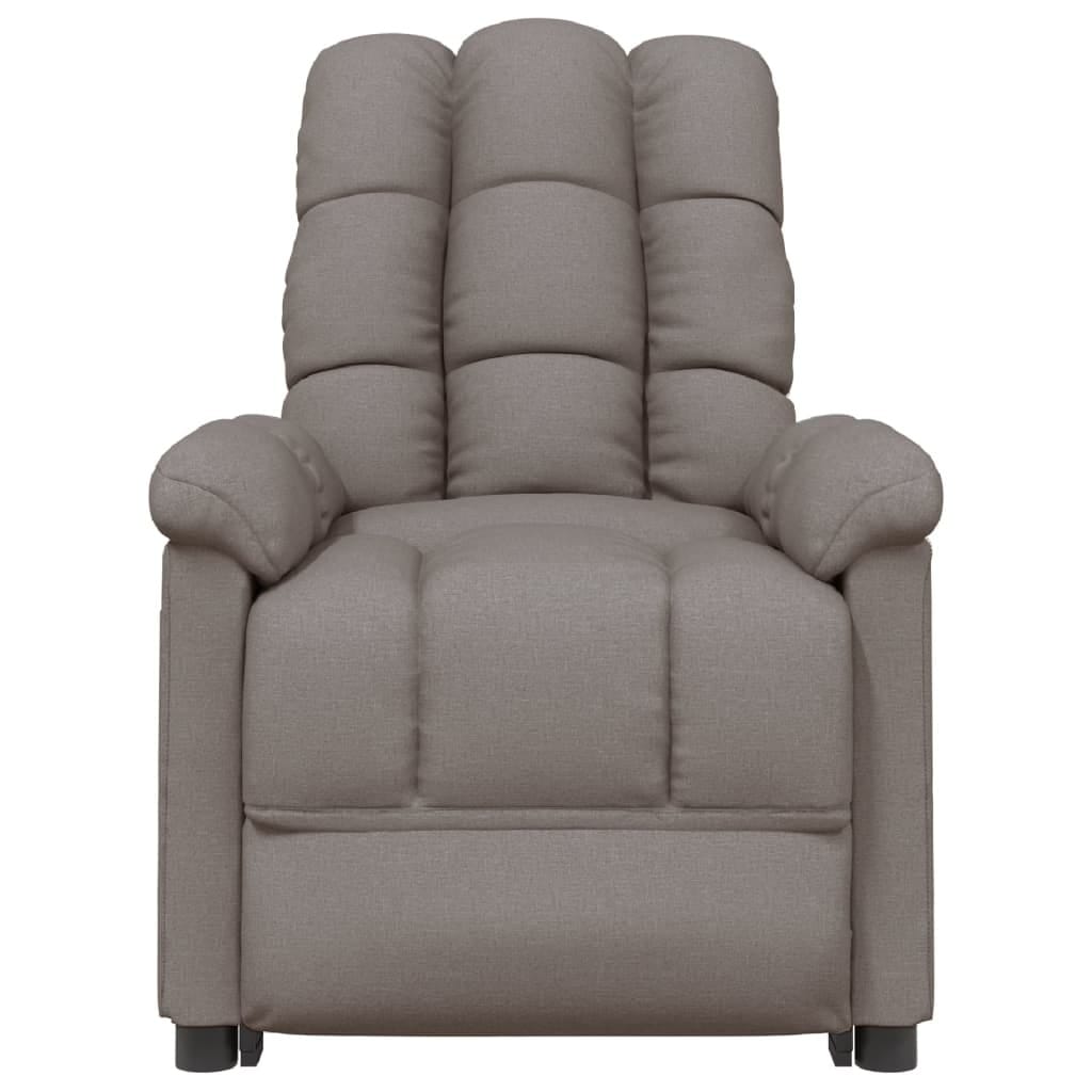 Recliner Taupe Fabric