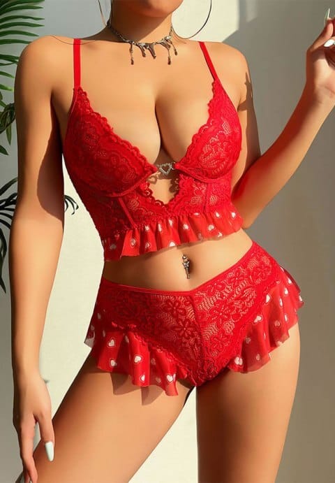 Love Triangle Bra Set