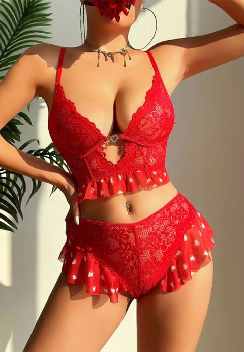 Love Triangle Bra Set