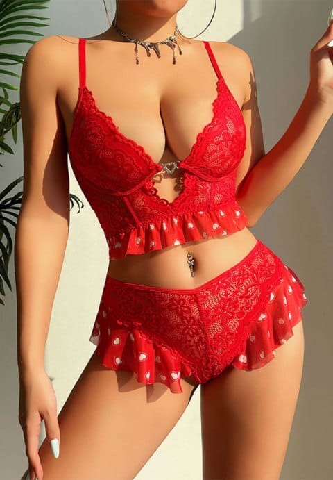 Love Triangle Bra Set