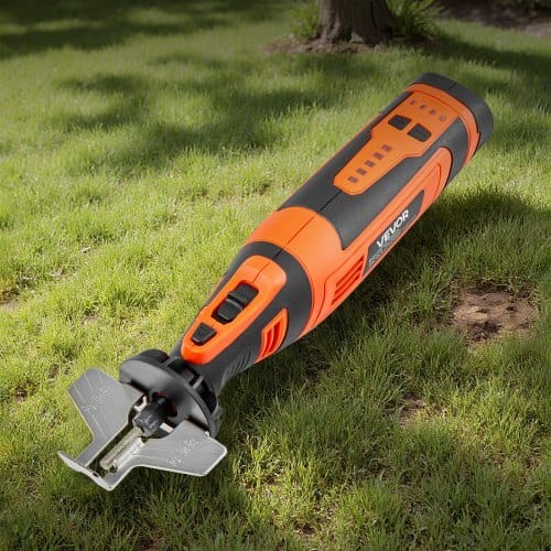 Cordless Chainsaw Sharpener, 5-Speed Adjustable Electric Saw Chain Sharpener 5000-30000 RPM, Rechargeable Handheld Chainsaw Sharpening Tool with 4 Sharpening Heads & Angle Guide Attachment