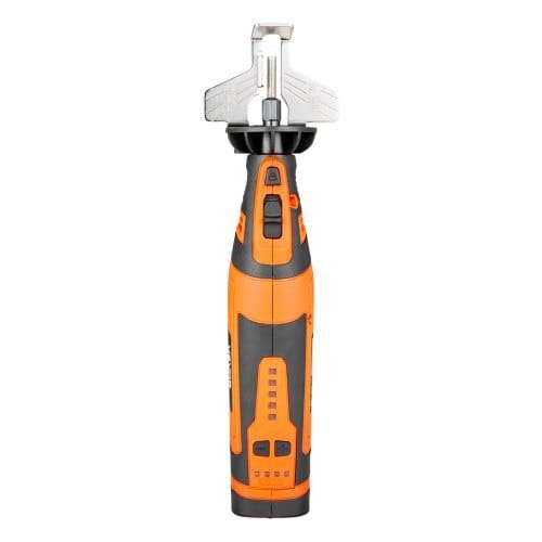 Cordless Chainsaw Sharpener, 5-Speed Adjustable Electric Saw Chain Sharpener 5000-30000 RPM, Rechargeable Handheld Chainsaw Sharpening Tool with 4 Sharpening Heads & Angle Guide Attachment