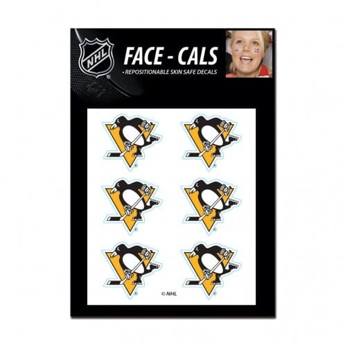 Pittsburgh Penguins Tattoo Face Cals - Special Order