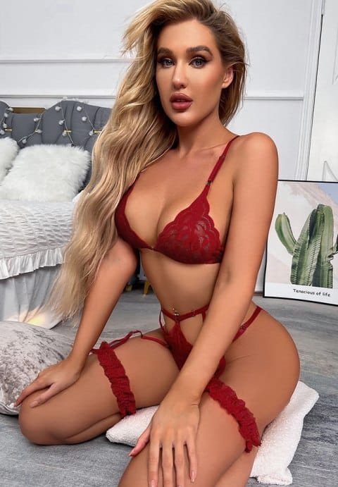 Made My Point 2 Piece Garter Set