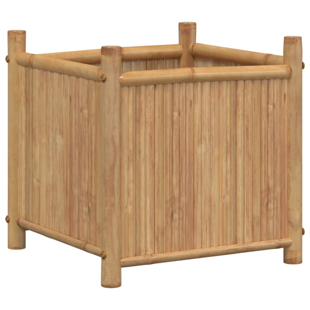 Planter 15.7"x15.7"x15.7" Bamboo