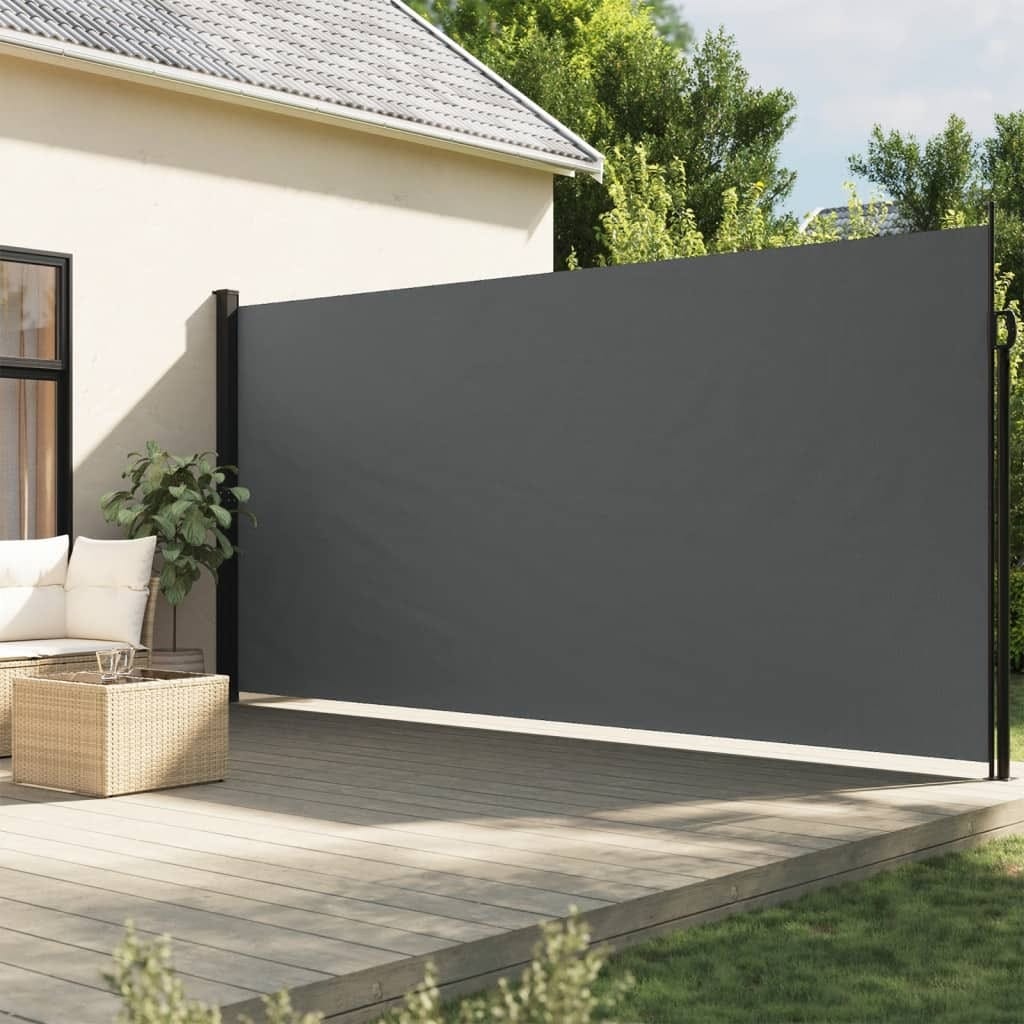 Retractable Side Awning Anthracite 78.7x118.1"