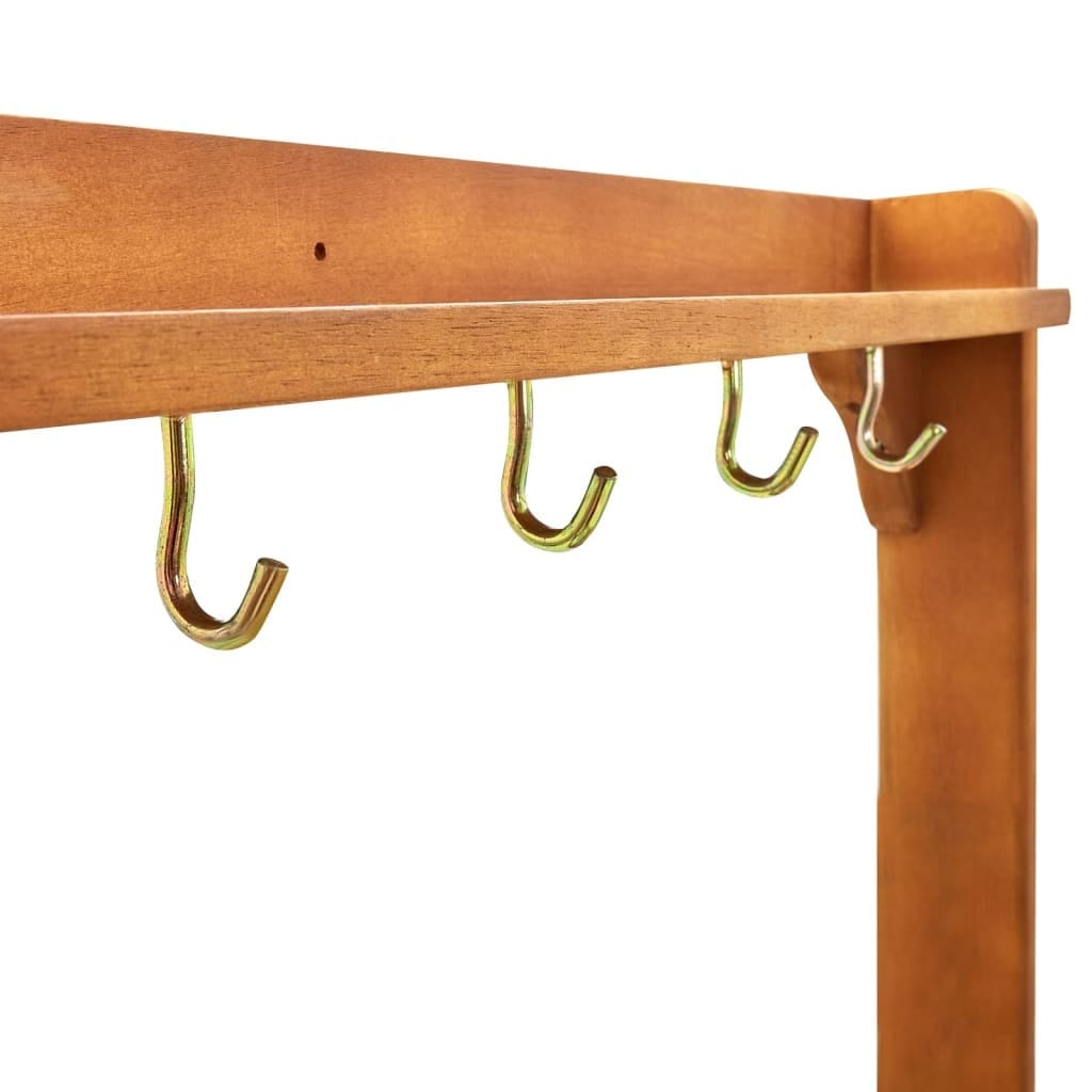 Garden Kitchen Trolley Solid Acacia Wood 36.2"x17.1"x55.7"