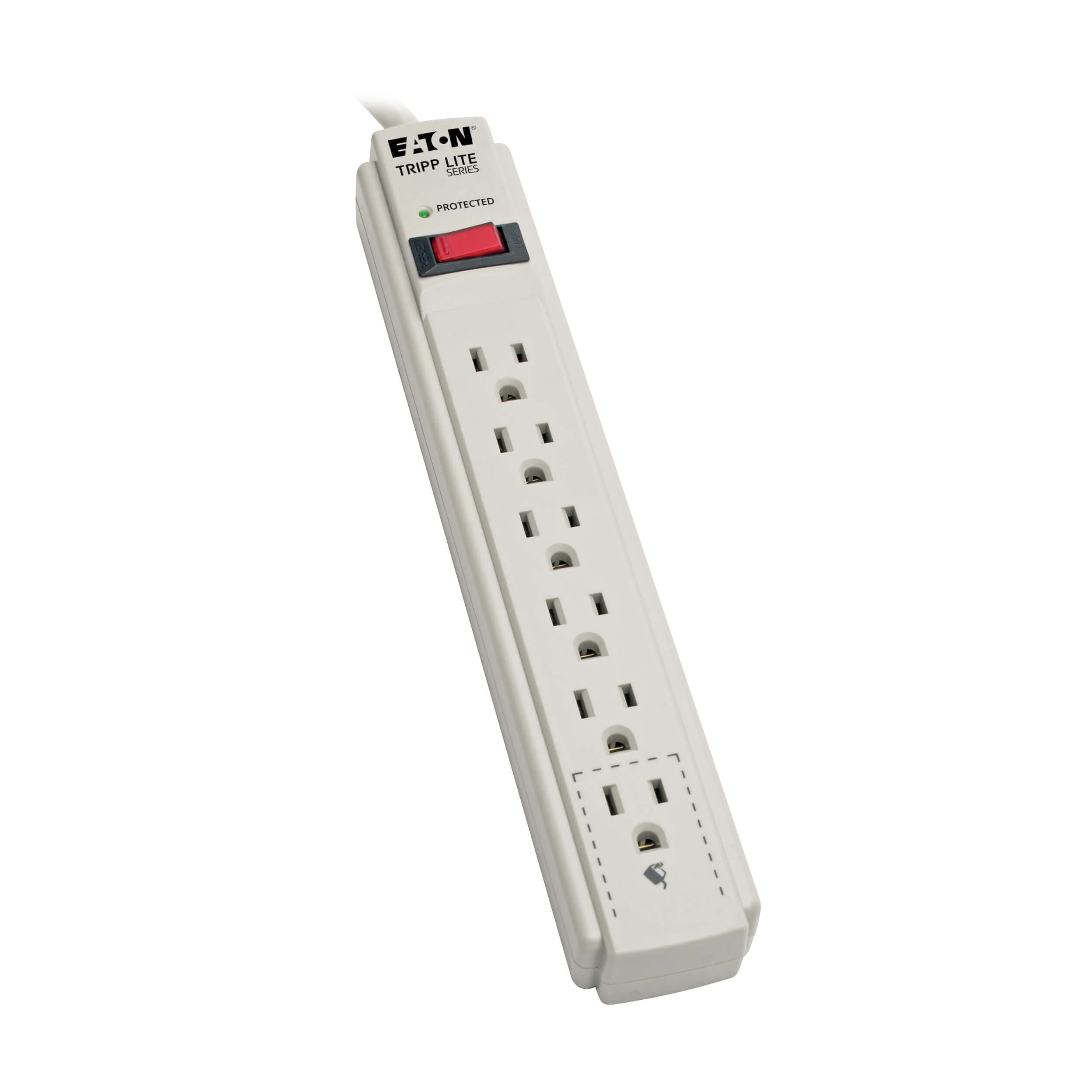 6 outlet surge strip 15' cord