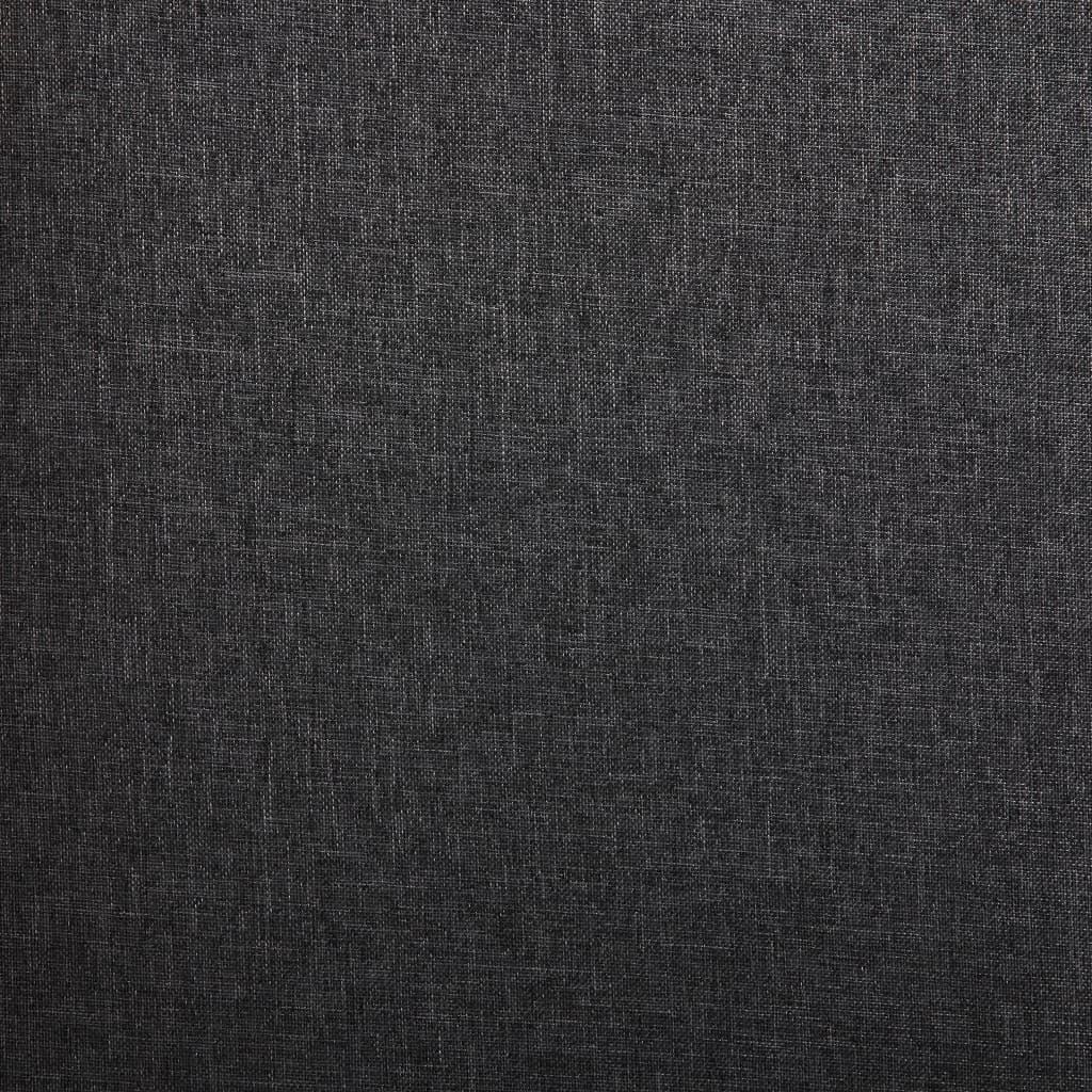 Dining Chairs 4 pcs Dark Gray Fabric