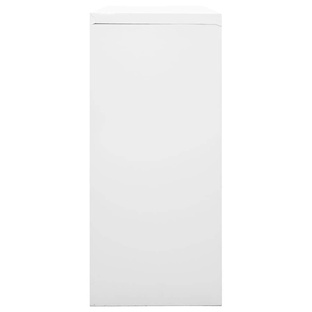 Sliding Door Cabinet Gray 35.4"x15.7"x35.4" Steel