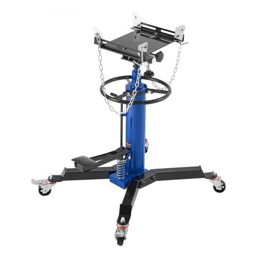 Hydraulic Transmission Jack, 1660 lbs / 0.75 Ton Lifting Capacity Telescoping Transmission Jack with Foot Pedal, 360?° Swivel Wheel, 34.6-69.3 in High Lifting Height, Lift Hoist for Garage/Shop