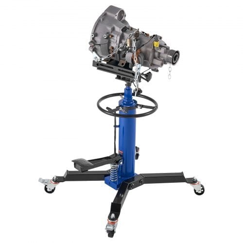 Hydraulic Transmission Jack, 1660 lbs / 0.75 Ton Lifting Capacity Telescoping Transmission Jack with Foot Pedal, 360?° Swivel Wheel, 34.6-69.3 in High Lifting Height, Lift Hoist for Garage/Shop