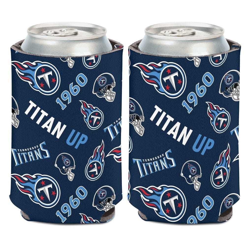 Tennessee Titans Can Cooler Scatterprint Design