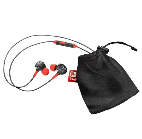 PowerA Wired Earbuds with 3.5mm Jack for Nintendo Switch 2 - Black