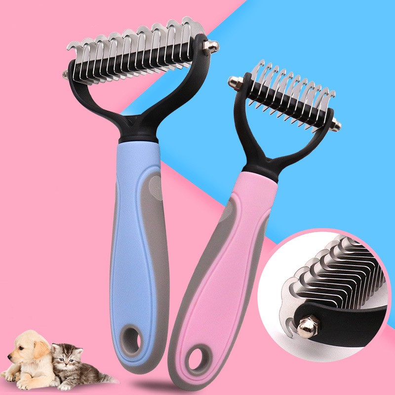 🔥Dual-Sided Pet Grooming Comb for Dogs & Cats