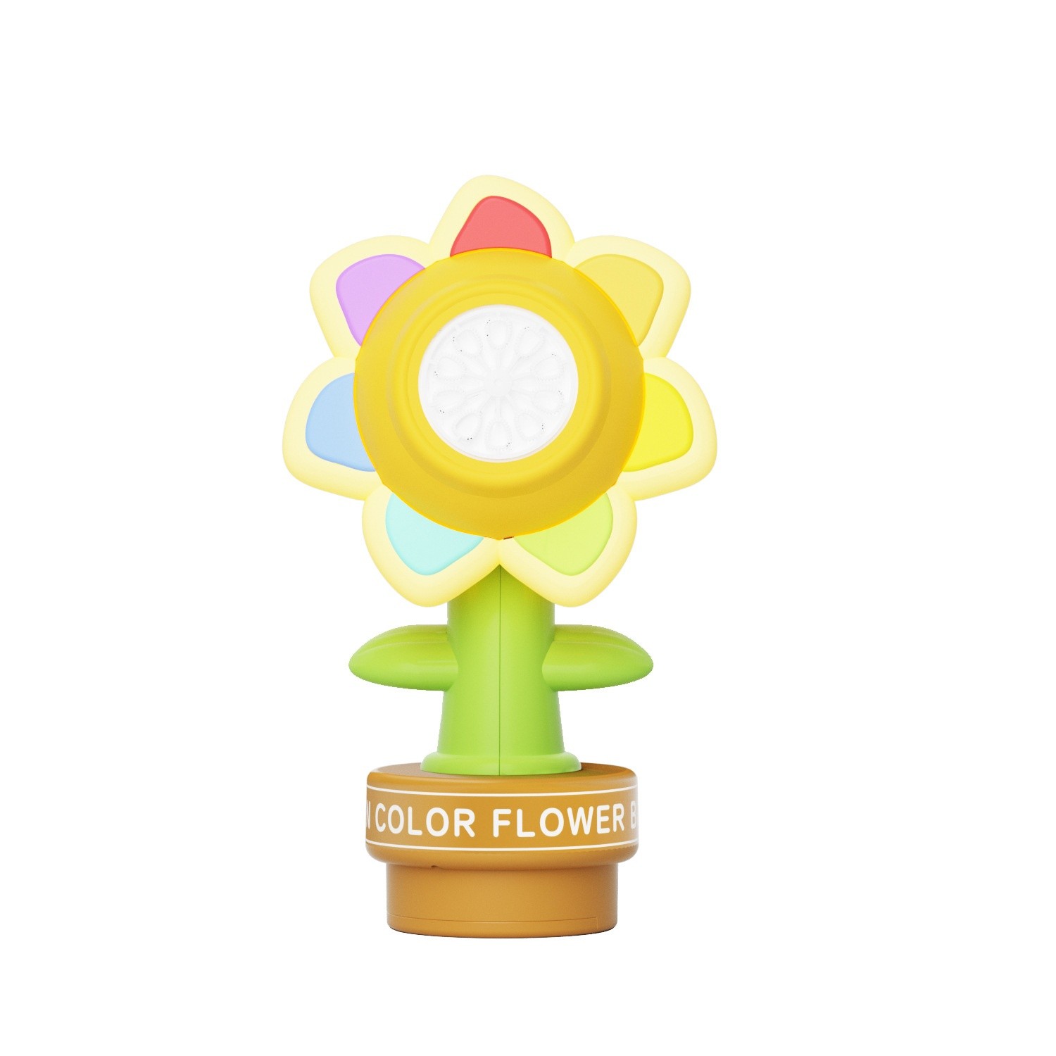 Seven-color Flower Bubble Machine