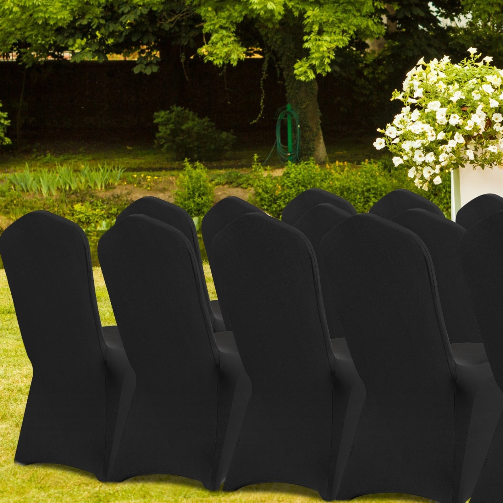 Black Lycra Chair Covers