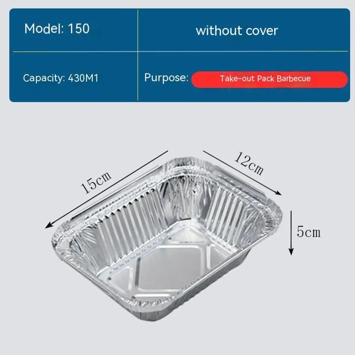 Aluminium Food Tray