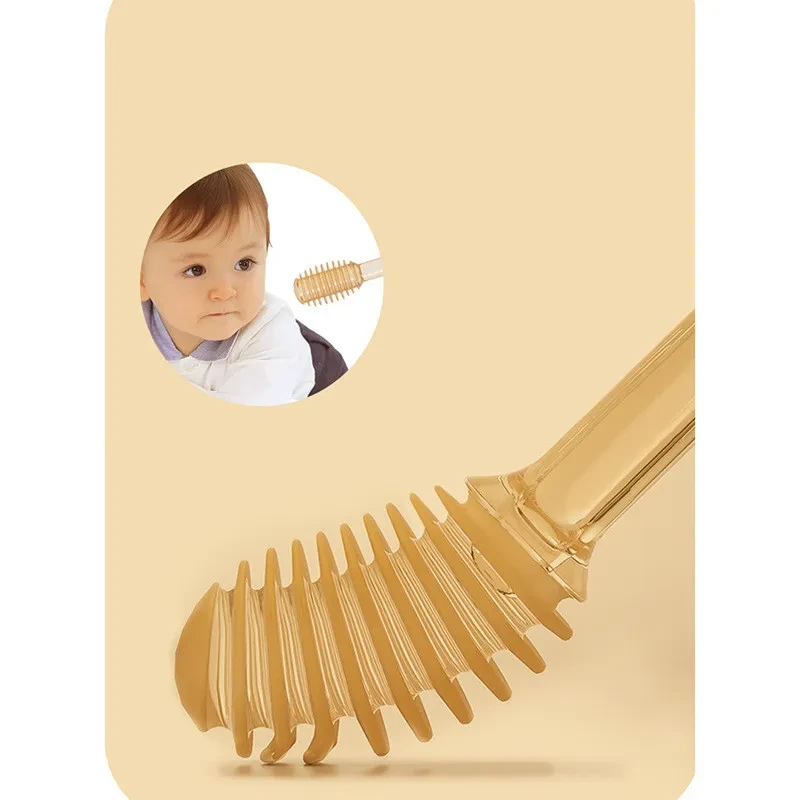 Baby Silicone Milk Toothbrush Tongue Coating Oral Cleaning
