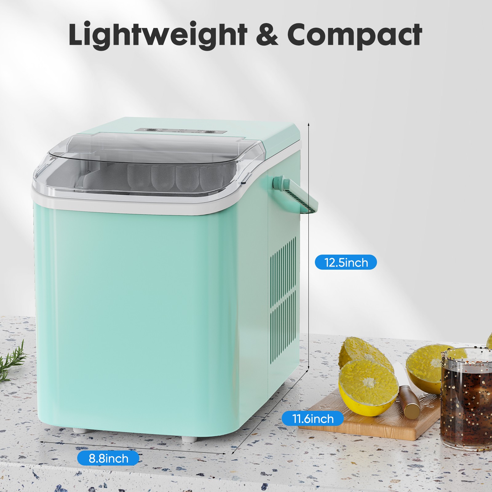 Sweetcrispy Portable Ice Maker for the Kitchen