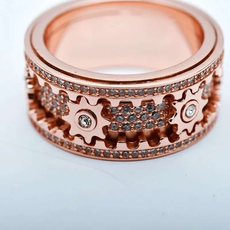 Diamond Ornate Geometric Ring