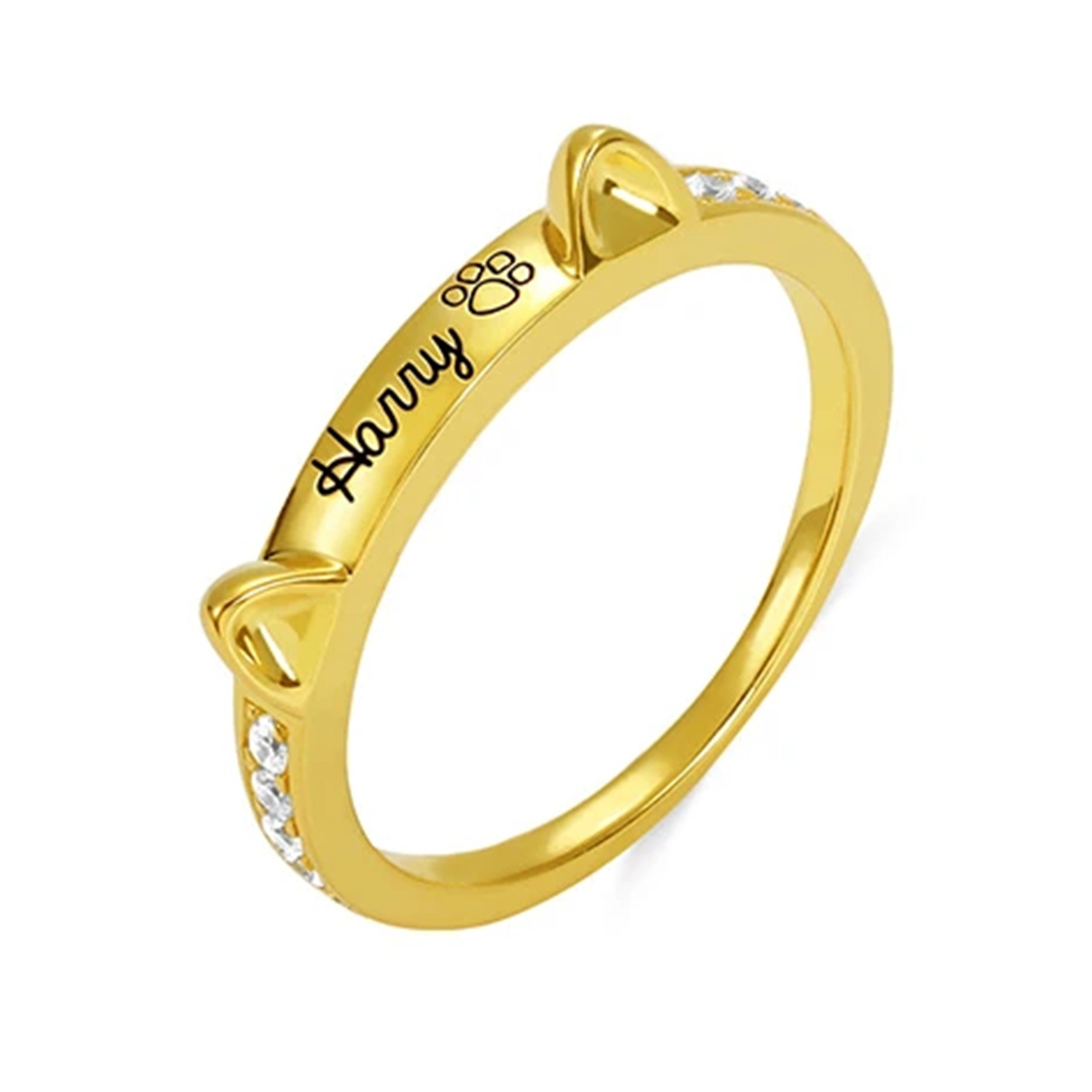 Personalized Pet Name Rings