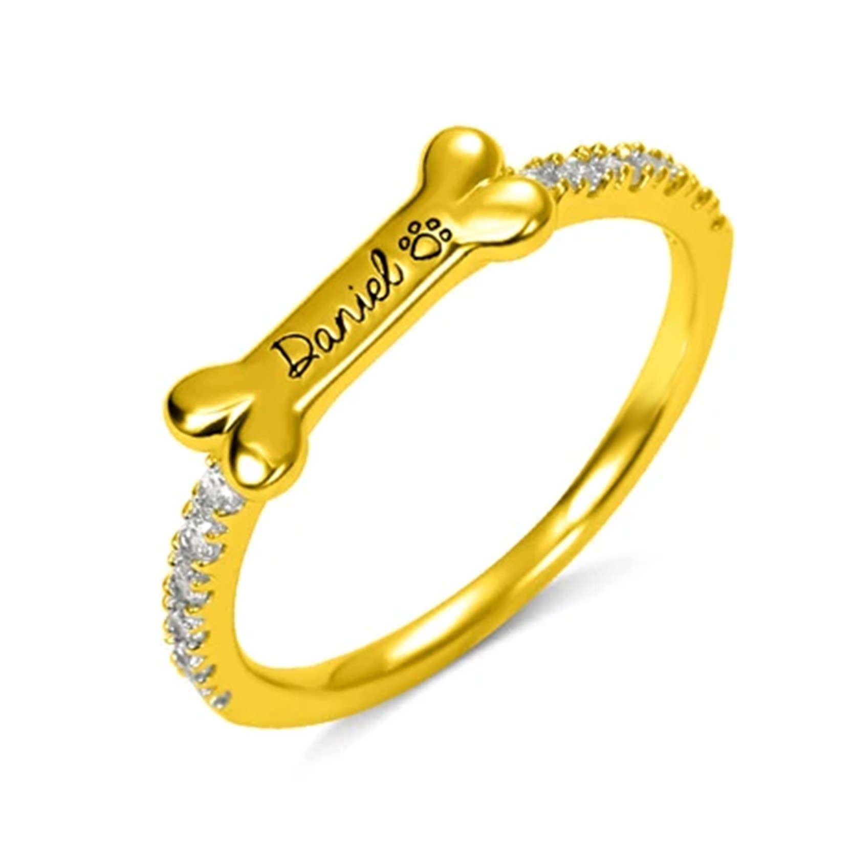 Personalized Pet Name Rings