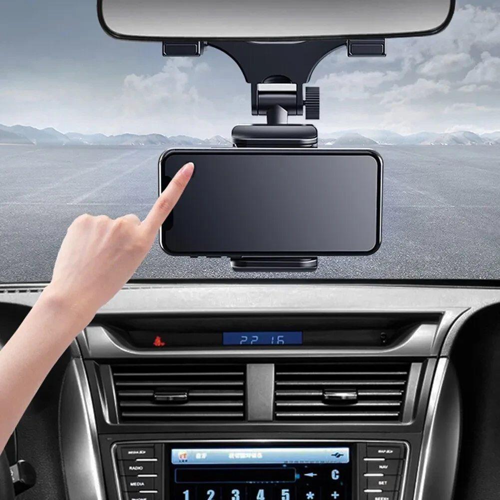 RearView Mirror Phone Holder