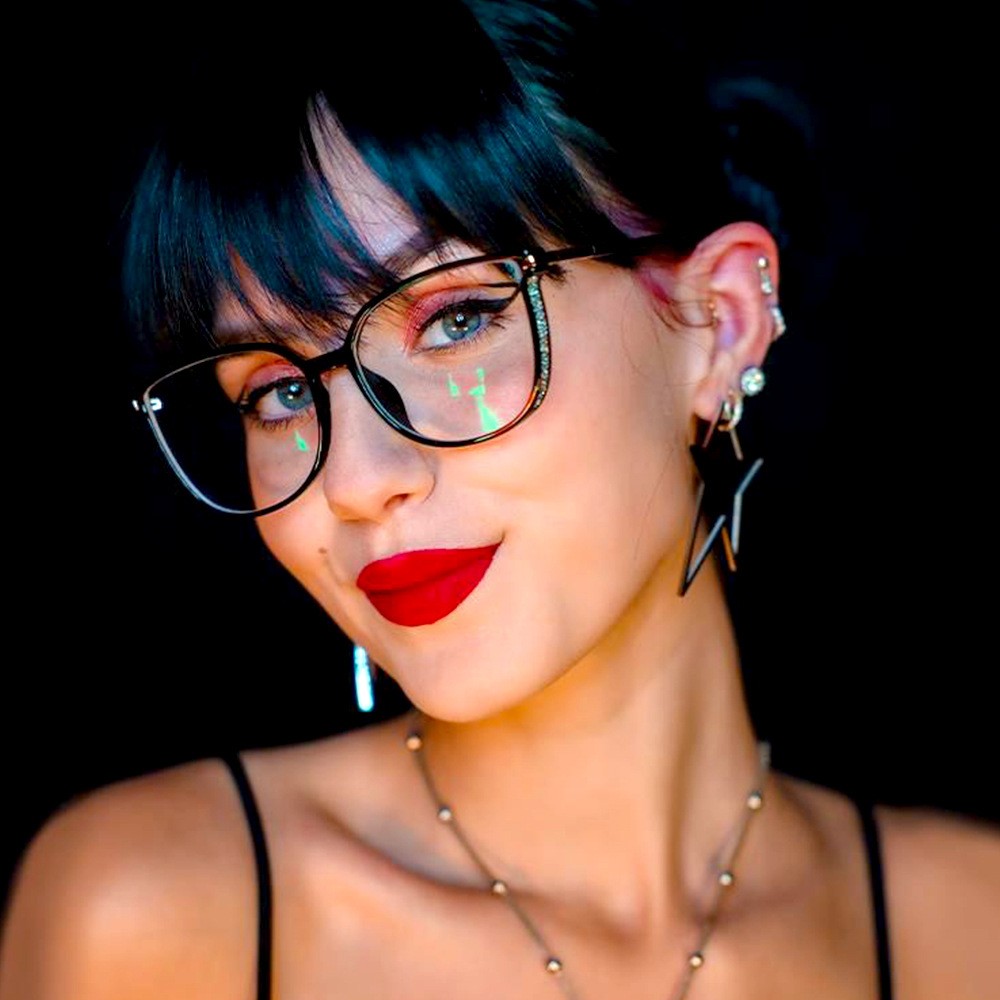 Oversized Cat Eye Reading Glasses Frame