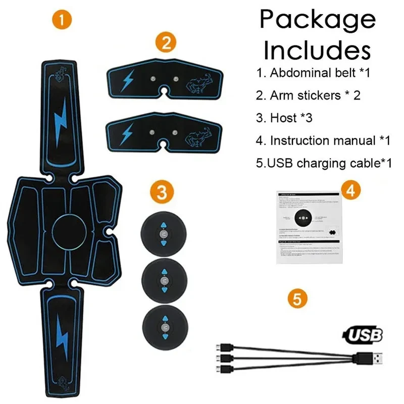 Microcurrent Abdominal Massager