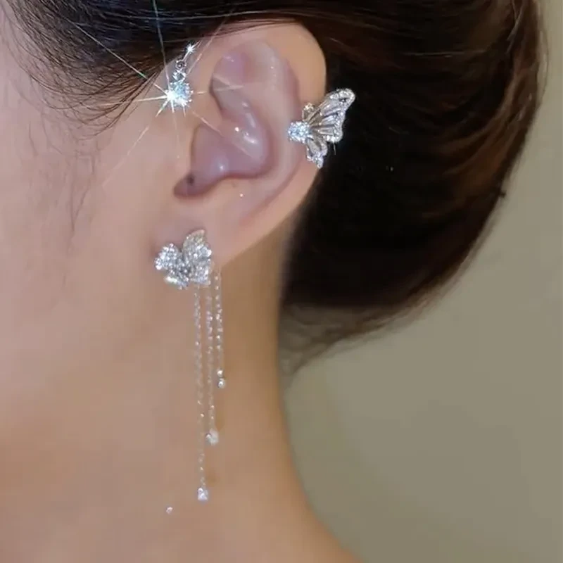 Butterfly Tassel Earrings