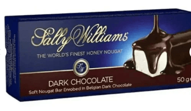 Sally Williams Nougat - Dark Chocolate 50g Bar