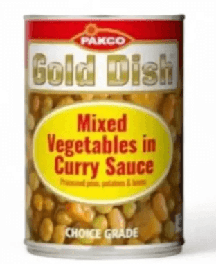 Pakco Gold Dish Mixed Vegetable in Curry Sauce - 415g