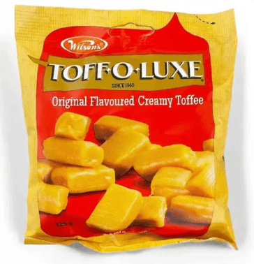 Wilsons Toff-O-Luxe original Flavoured Creamy Toffee - 125g