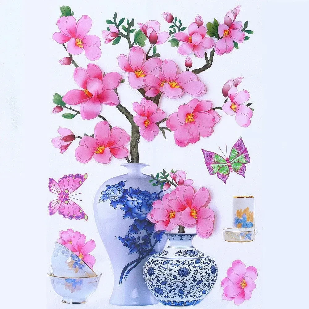 3D Vase Sticker