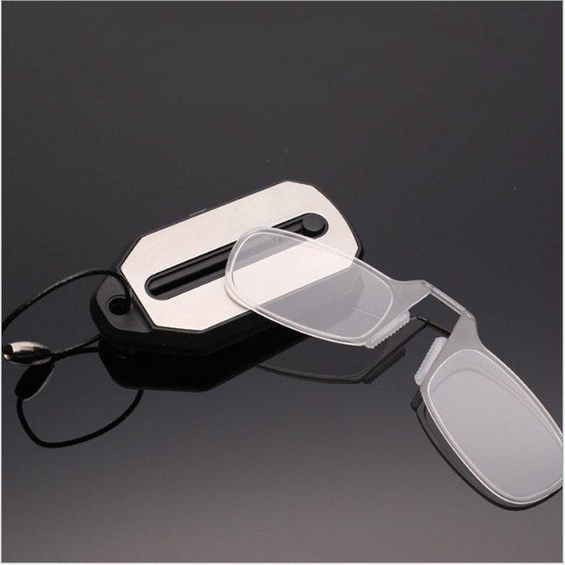 Folding Legless Nose Clip Reading Glasses