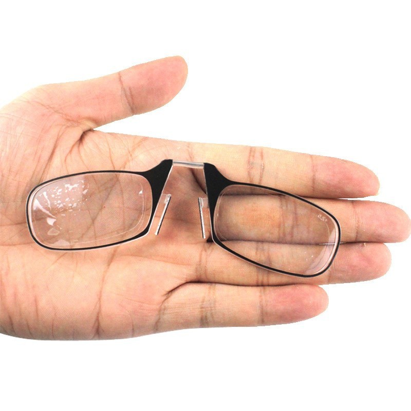Folding Legless Nose Clip Reading Glasses