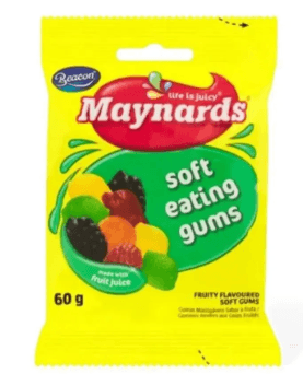 Maynards Soft Fruity Gums - 60g