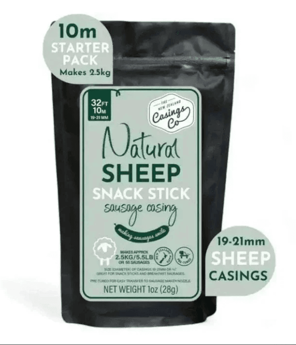 Natural Sheep Casings 19-21mm, 10m