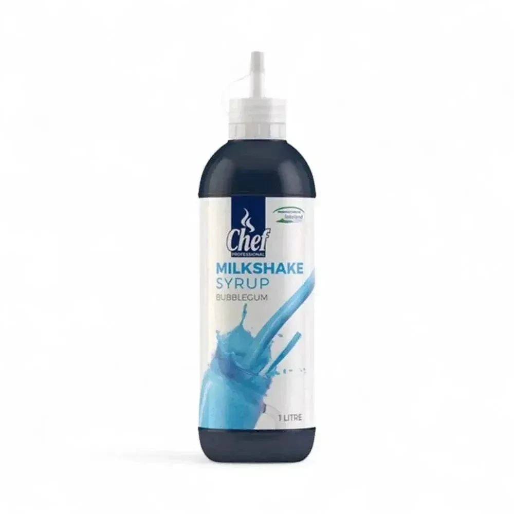 Chef Pro Milkshake Syrup (Bubblegum) - 1 Litre
