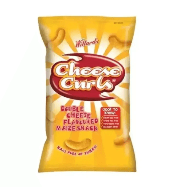 Willards Cheese Curls 150g