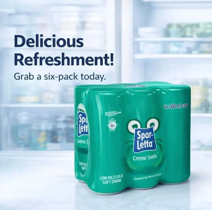 Sparletta Cream Soda - 300ml (6-Pack)