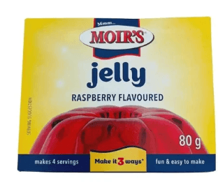 Moir's Jelly - Raspberry 80g