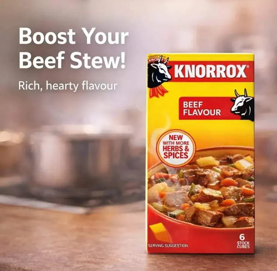 Knorrox Beef Flavour Stock Cubes – 60 g