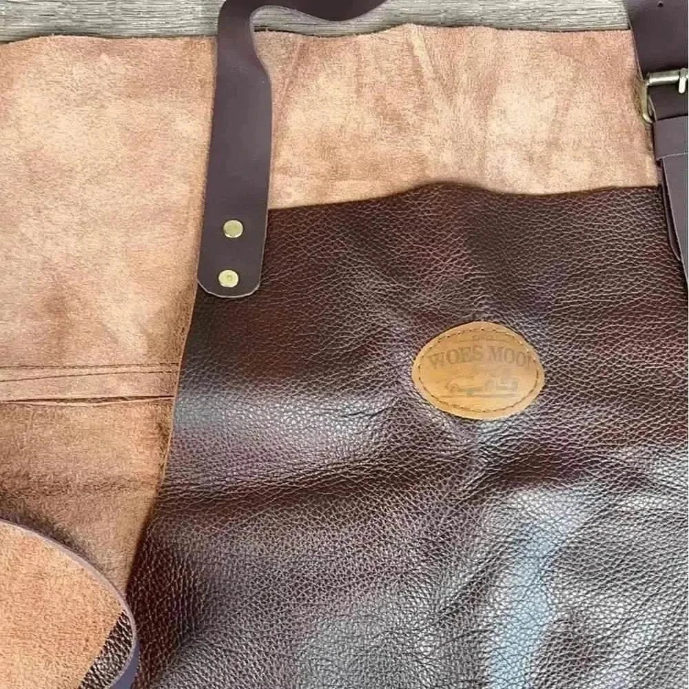Woesmooi Genuine leather Apron - Brown