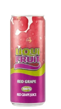 Liqui Fruit Red Grape Fruit Juice Blend Can - 300ml