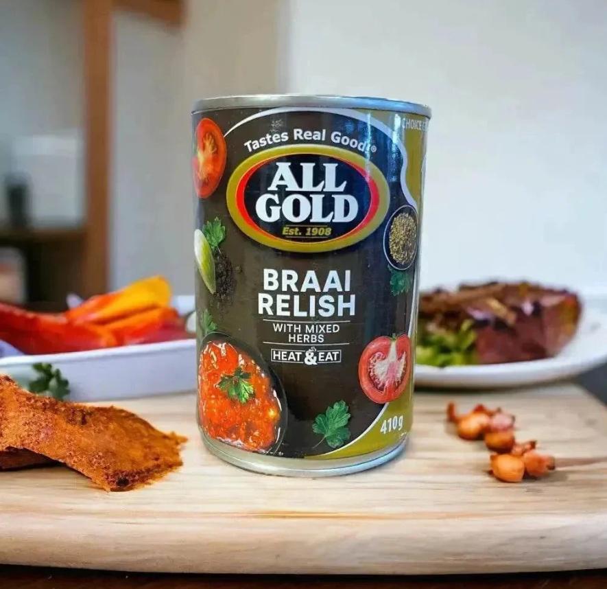 All Gold Braai Relish (With Herbs) - 410g